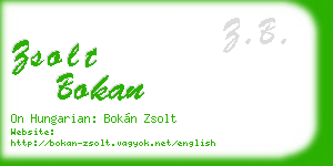 zsolt bokan business card